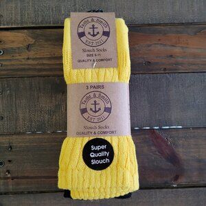 3 Pair Women's Slouch Socks